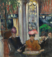 Scene in a Parisian Brasserie, c1905-1906. Creator: Friesz, Achille-Emile-Othon (1879-1949).