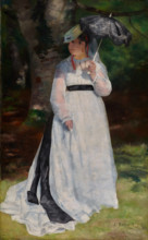 Lise - La femme à l'ombrelle (Lise with the parasol) , 1867. Creator: Renoir, Pierre Auguste (1841-1919).