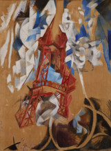 La Tour Eiffel (The Eiffel Tower). Creator: Delaunay, Robert (1885-1941).