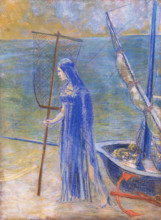 The Fisherwoman. Creator: Redon, Odilon (1840-1916).
