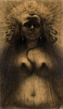L'Idole de la Perversité (The Idol of Perversity), 1891. Creator: Delville, Jean (1867-1953).