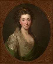 Portrait of Princess Izabela Czartoryska (1746-1835), née Flemming, 1774. Creator: Roslin, Alexander (1718-1793).