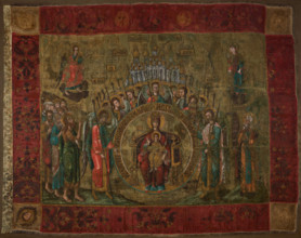The banner of Shuyski conquered by Stanislaw Zolkiewski in Moscow in 1610, 1600s. Creator: Historic Object.