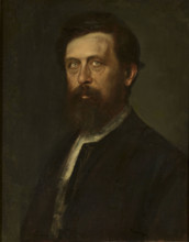Portrait of Arnold Böcklin, 1875. Creator: Lenbach, Franz, von (1836-1904).