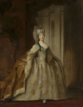 Portrait of Empress Catherine II (1729-1796). Creator: Argunov, Ivan Petrovich (1729-1802).
