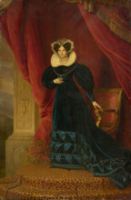Friederike Luise Wilhelmine of Prussia (1774-1837), Queen of the Netherlands, Between 1833 and 1839. Creator: Hulst, Jan Baptist, van der (1790-1862).