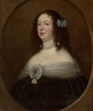 Portrait of Anna de' Medici (1616-1676), Archduchess of Austria. Creator: Sustermans, Justus (Giusto) (1597-1681).