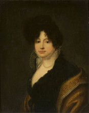 Portrait of Countess Anastasia Shcherbatova (1774-1841), née Musina-Pushkina, c1808. Creator: Kiprensky, Orest Adamovich (1782-1836).