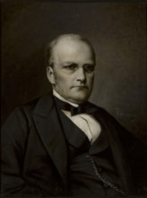 Portrait of the composer Stanislaw Moniuszko (1819-1872), c1865. Creator: Maleszewski, Tytus (1827-1898).
