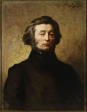 Portrait of the poet Adam Mickiewicz (1798-1855), 1899. Creator: Ciesielski, Wladyslaw (1845-1901).