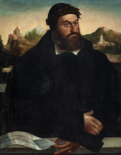 Portrait of Georgius Logus (1495-1553), c1546. Creator: Anonymous.