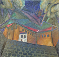 Prison, 1916. Creator: Bogomazov, Alexander Konstantinovich (1880-1930).