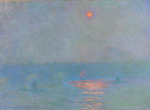 Waterloo Bridge: Effect of Sunlight in the Fog, 1903. Creator: Monet, Claude (1840-1926).
