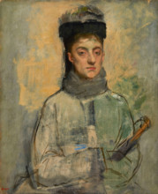 Woman with an Umbrella (Berthe Jeantaud), c1876. Creator: Degas, Edgar (1834-1917).