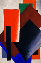 Architectonic Painting, 1916. Creator: Popova, Lyubov Sergeyevna (1889-1924).