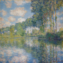 Poplars on the banks of the Epte, 1891. Creator: Monet, Claude (1840-1926).