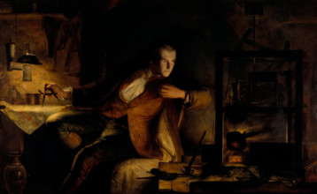James Watt and the Steam Engine: the Dawn of the Nineteenth Century, 1855. Creator: Lauder, James Eckford (1811-1869).