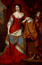 Queen Anne (1665-1714) when Princess of Denmark, c1685. Creator: Van der Vaart, Jan (1647-1721).