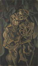 Kiss of a Death, 1912. Creator: Kubista, Bohumil (1884-1918).