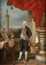 Portrait of Dom John VI (1767-1826), King of Portugal, Brazil and the Algarves, 19th century. Creator: Sequeira, Domingos de (1768-1837).
