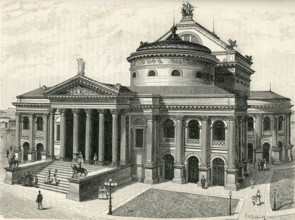 Teatro Massimo, Palermo, Second Half of the 19th century. Creator: Cornaglia, Carlo (active 1854-1899).
