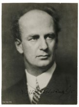 Portrait of Wilhelm Furtwängler (1886-1954), c1924. Creator: Fayer, Georg (1892-1950).