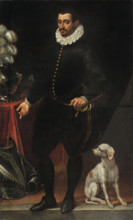Portrait of Guglielmo Gonzaga (1538-1587), Duke of Mantua. Creator: Vicentino, Andrea (c. 1542-1617).