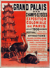 Paris colonial exhibition, 1906, 1906. Creator: Bouisset, Firmin (1859-1925).