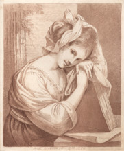 Self-portrait, 1770. Creator: Kauffmann, Angelika (1741-1807).
