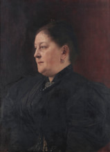 Portrait of Mathilde Trau, 1893. Creator: Klimt, Gustav (1862-1918).