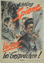 Attention: Spies, 1939. Creator: Matejko, Theo (1893-1946).