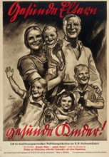 Healthy parents - healthy children!, c1934. Creator: Würbel, Franz (1896-after 1937).