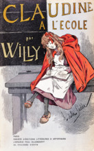 Cover of "Claudine à l’école" by Willy, 1900. Creator: Della Sudda, Emilio (1868-1924).