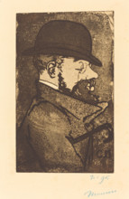 Portrait of Toulouse-Lautrec, 1893. Creator: Maurin, Charles (1856-1914).