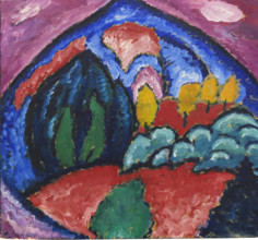 Mountains in Oberstdorf, 1912. Creator: Javlensky, Alexei, von (1864-1941).