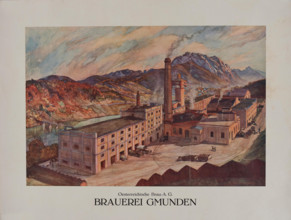 The Gmunden Brewery, c1930. Creator: Chlingensperg, Adelheid von (1887-1944).