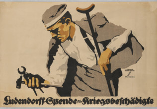 The Ludendorff Appeal for the War-Disabled, 1918. Creator: Hohlwein, Ludwig (1874-1949).