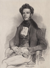Portrait of the composer and pianist Henri Herz (1803-1888) , 1832. Creator: Devéria, Achille (1800-1857).