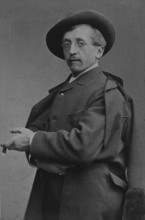 Portrait of Anton Azbe (1862-1905), c1900. Creator: Photo studio Franz Werner, Munich  .