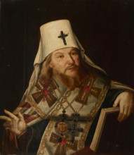 Portrait of Plato II (Levshin), the Metropolitan of Moscow (1737-1812), 2nd Half of the 18th century Creator: Anonymous.