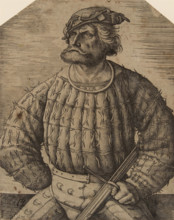 Portrait of Kunz von der Rosen, First quarter of 16th century. Creator: Hopfer, Daniel, the Elder (1470-1536).