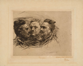 Portrait of Henri Becque, 1885. Creator: Rodin, Auguste (1840-1917).