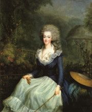 Marié-Antoinette devant le temple de l'Amour. Creator: Gautier Dagoty, Jean-Baptiste André (1740-1786).