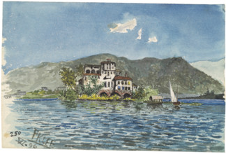 Untitled (Villa at Langensee), 1896. Creator: Klee, Paul (1879-1940).