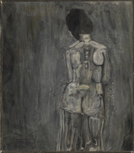 Untitled (Nude from the Back), 1902. Creator: Klee, Paul (1879-1940).