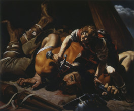 David and Goliath, 1607-1608. Creator: Borgianni, Orazio (1578-1616).