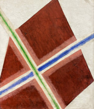 Composition. Diffusion of color (Diffusion of Light), 1917. Creator: Rozanova, Olga Vladimirovna (1886-1918).