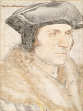 Portrait of Sir Thomas More (1478 -1535), c1526-1527. Creator: Holbein, Hans, the Younger (1497-1543).