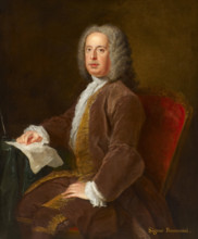Portrait of the composer Giovanni Bononcini (1670-1747), c1730. Creator: Dandridge, Bartholomew (1691-c. 1754).