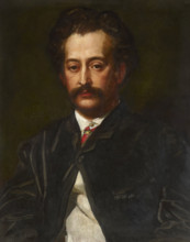 Portrait of the composer Jakob Blumenthal (1829-1908), 1875. Creator: Watts, George Frederic (1817-1904).
